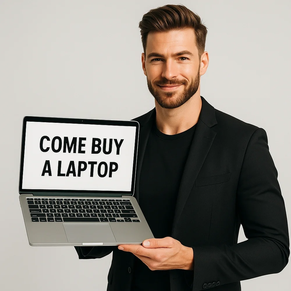 Sleek Silver Laptop